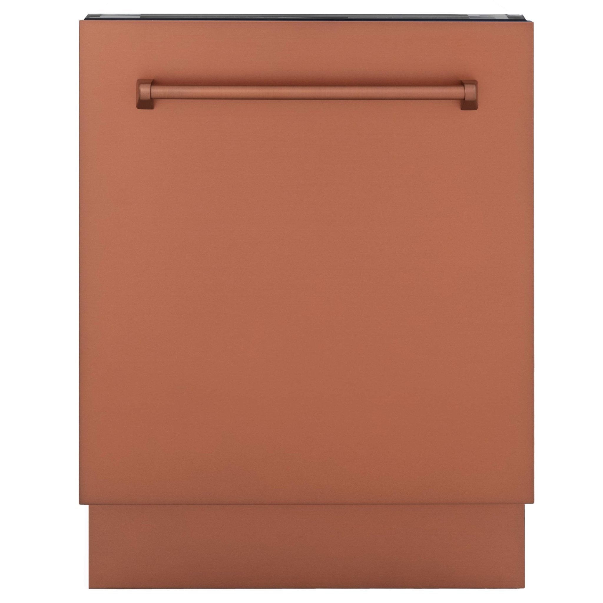 ZLINE 24" Tallac Series 3rd Rack Dishwasher in Copper with Stainless Steel Tub, 51dBa (DWV-C-24)