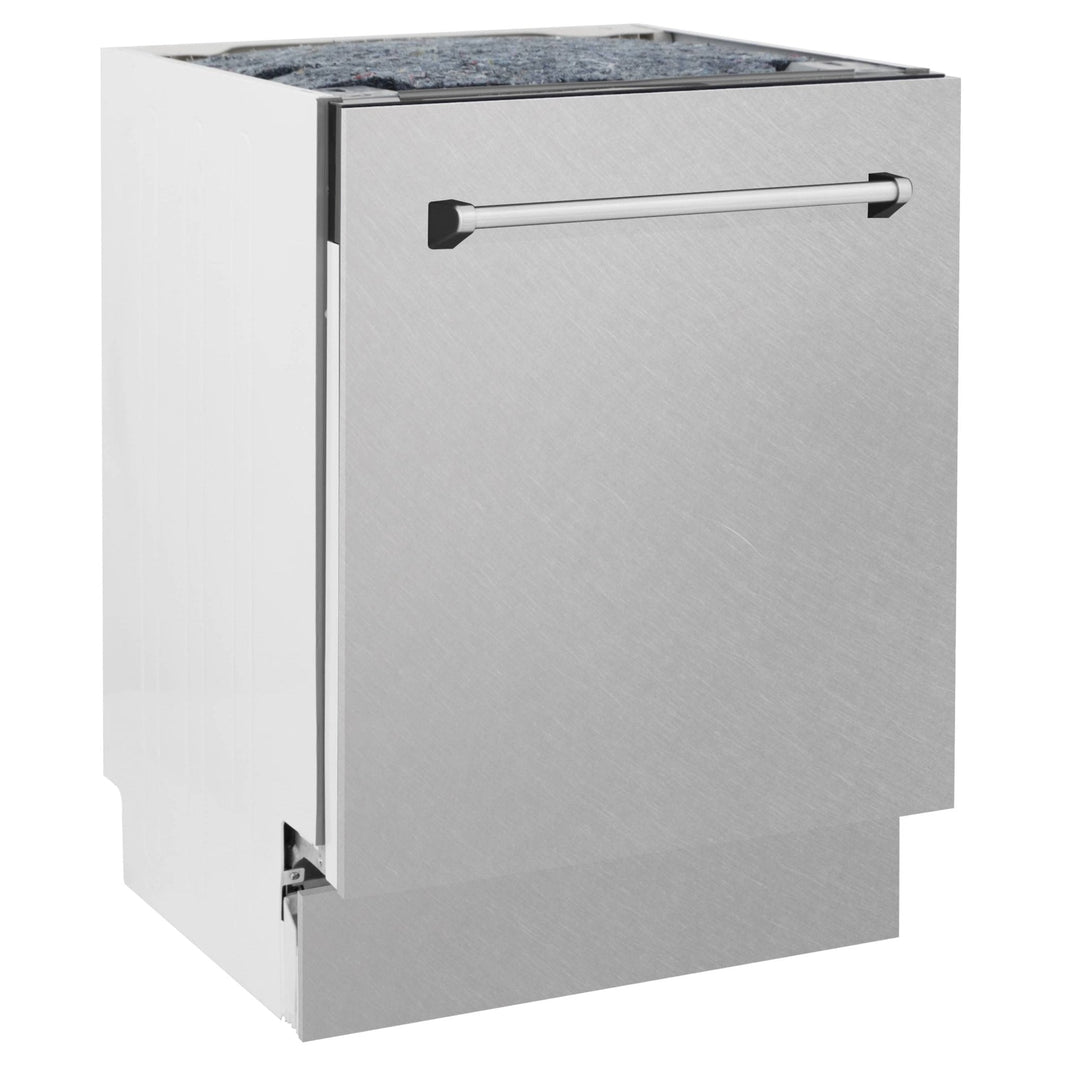 ZLINE 24" Tallac Series 3rd Rack Dishwasher in DuraSnow with Stainless Steel Tub, 51dBa (DWV-SN-24)