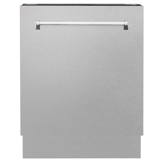 ZLINE 24" Tallac Series 3rd Rack Dishwasher in DuraSnow with Stainless Steel Tub, 51dBa (DWV-SN-24)