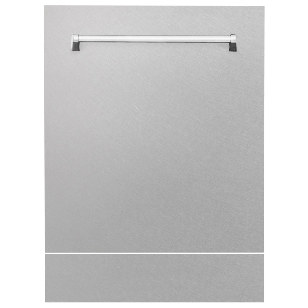 ZLINE 24" Tallac Series 3rd Rack Dishwasher in DuraSnow with Stainless Steel Tub, 51dBa (DWV-SN-24)