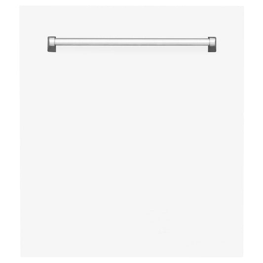 ZLINE 24" Tallac Series 3rd Rack Dishwasher in White Matte with Stainless Steel Tub, 51dBa (DWV-WM-24)