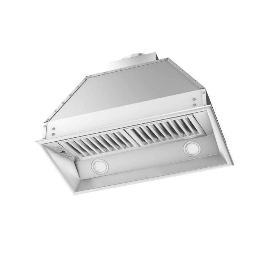 ZLINE 28-Inch Ducted Remote Blower Range Hood Insert in Stainless Steel - 18-Inch Depth (698-RD-28)