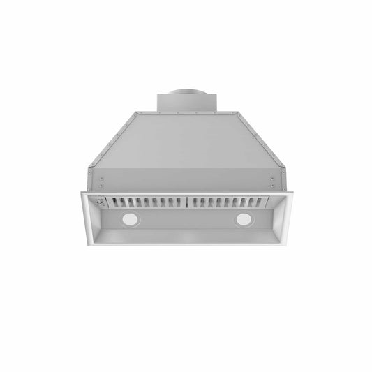 ZLINE 28-Inch Remote Dual Blower Range Hood Insert in Stainless Steel with 700 CFM Motor - 15-Inch Depth (695-RD-28)