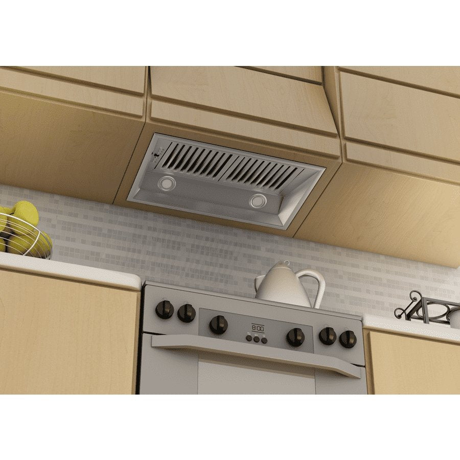 ZLINE 28-Inch Range Hood Insert in Stainless Steel - 18-Inch Depth (698-28)