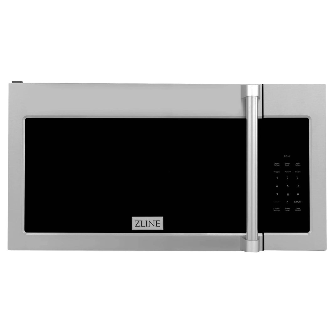 ZLINE 3-Piece Appliance Package - 30" Dual Fuel Range, 36" Refrigerator, & Over-the-Range Microwave/Vent Hood Combo (3KPR-RAOTRH30)