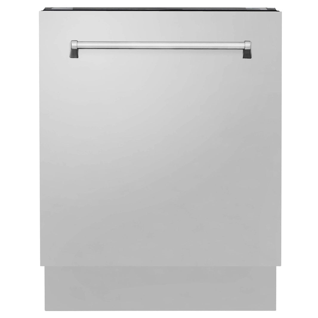 ZLINE 3-Piece Appliance Package - 48-inch Dual Fuel Range, Tall Tub Dishwasher & Premium Hood (3KP-RARH48-DWV)