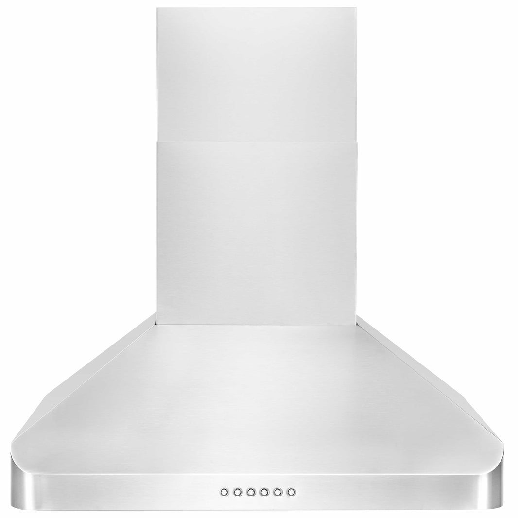 ZLINE 30-Inch Alpine Series Ducted Wall Mount Range Hood with Remote in Stainless Steel (ALP100WL-30)