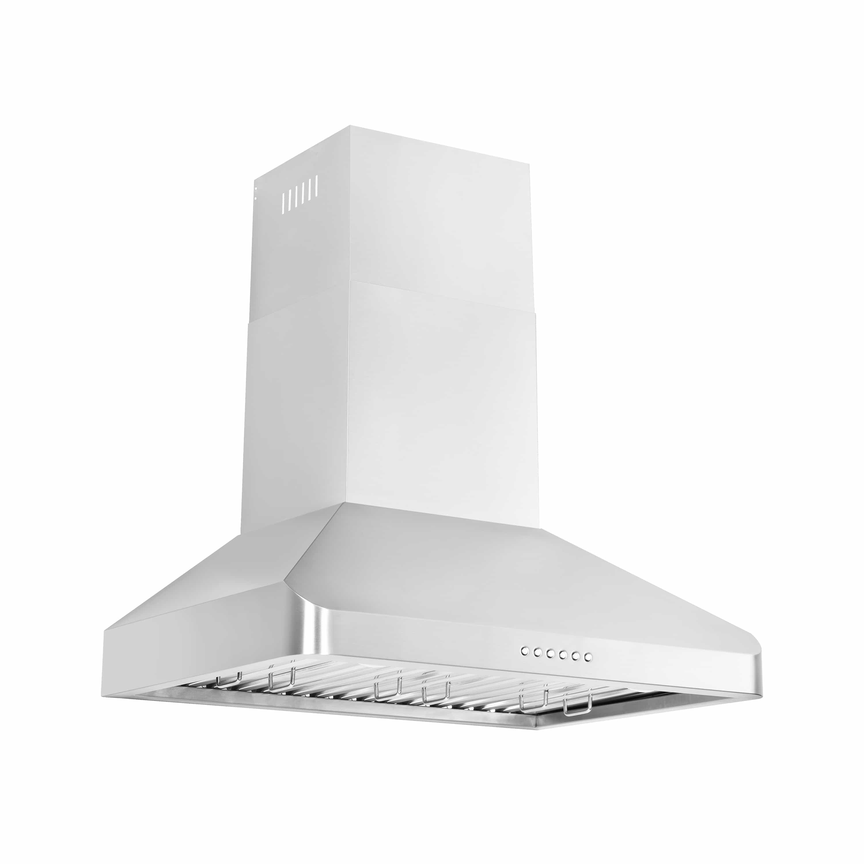 ZLINE 30-Inch Alpine Series Ducted Wall Mount Range Hood with Remote in Stainless Steel (ALP100WL-30)