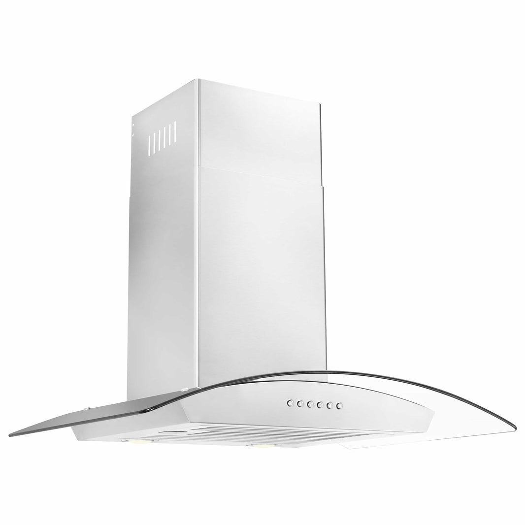 ZLINE 30-Inch Alpine Series Wall Mount Range Hood with Remote in Stainless Steel (ALP70WL-30)