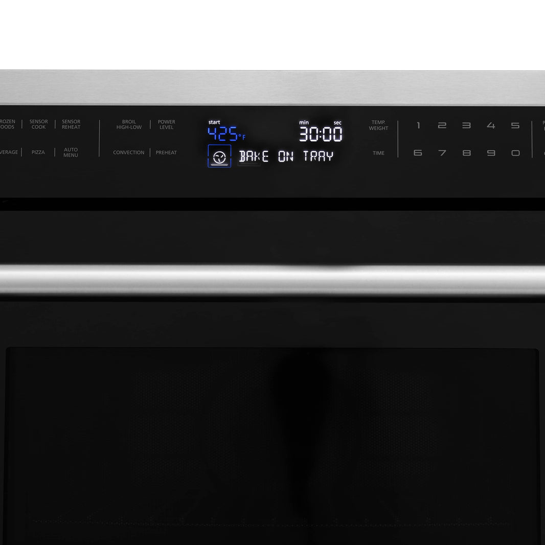 ZLINE 30" Built-in 1.6 cu ft. Convection Microwave Oven in Stainless Steel  with Speed and Sensor Cooking (MWO-30)