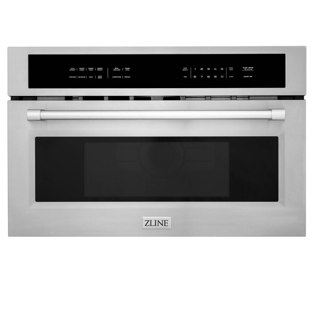 ZLINE 30" Built-in 1.6 cu ft. Convection Microwave Oven in Stainless Steel  with Speed and Sensor Cooking (MWO-30)