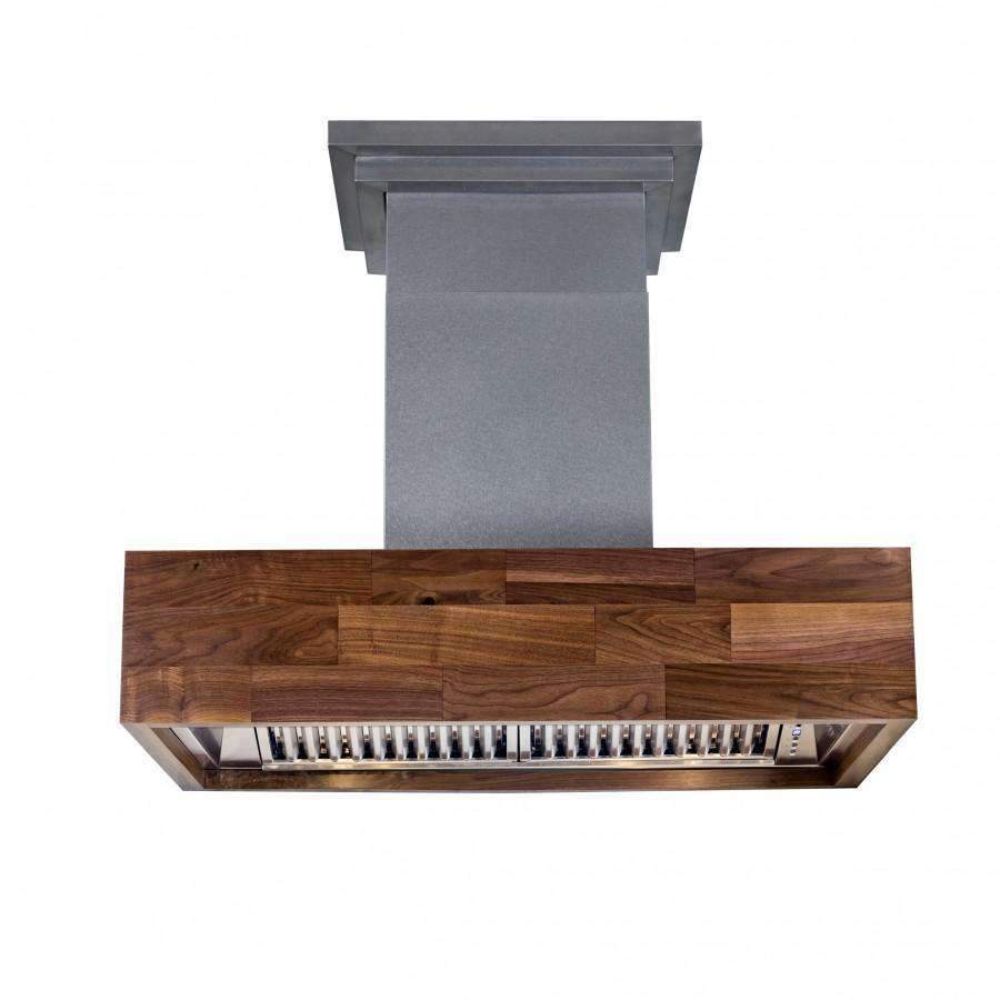 ZLINE 30-Inch Convertible Designer Series Wooden Wall Mount Range Hood in Butcher Block (681W-30)