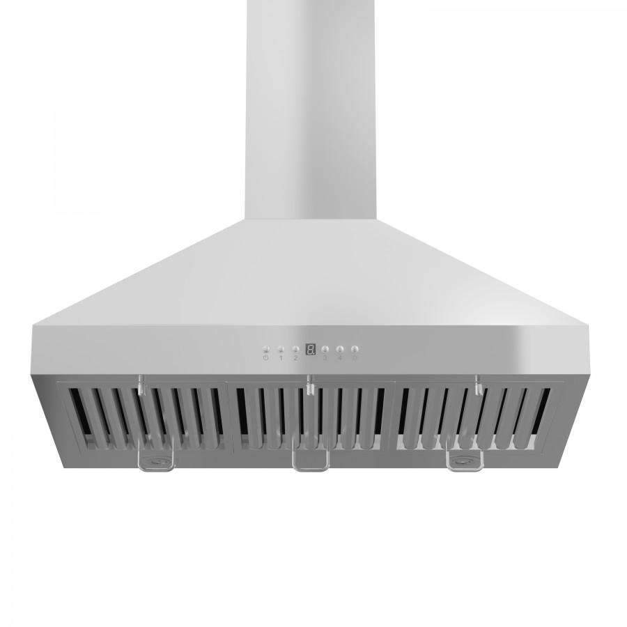 ZLINE 30-Inch Convertible Island Mount Range Hood in Stainless Steel (KL3i-30)