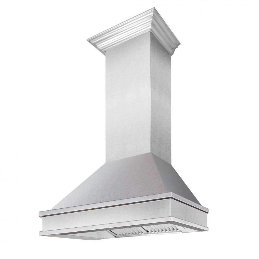 ZLINE 30-Inch Designer Series DuraSnow Stainless Steel Wall Mount Range Hood (8656S-30)