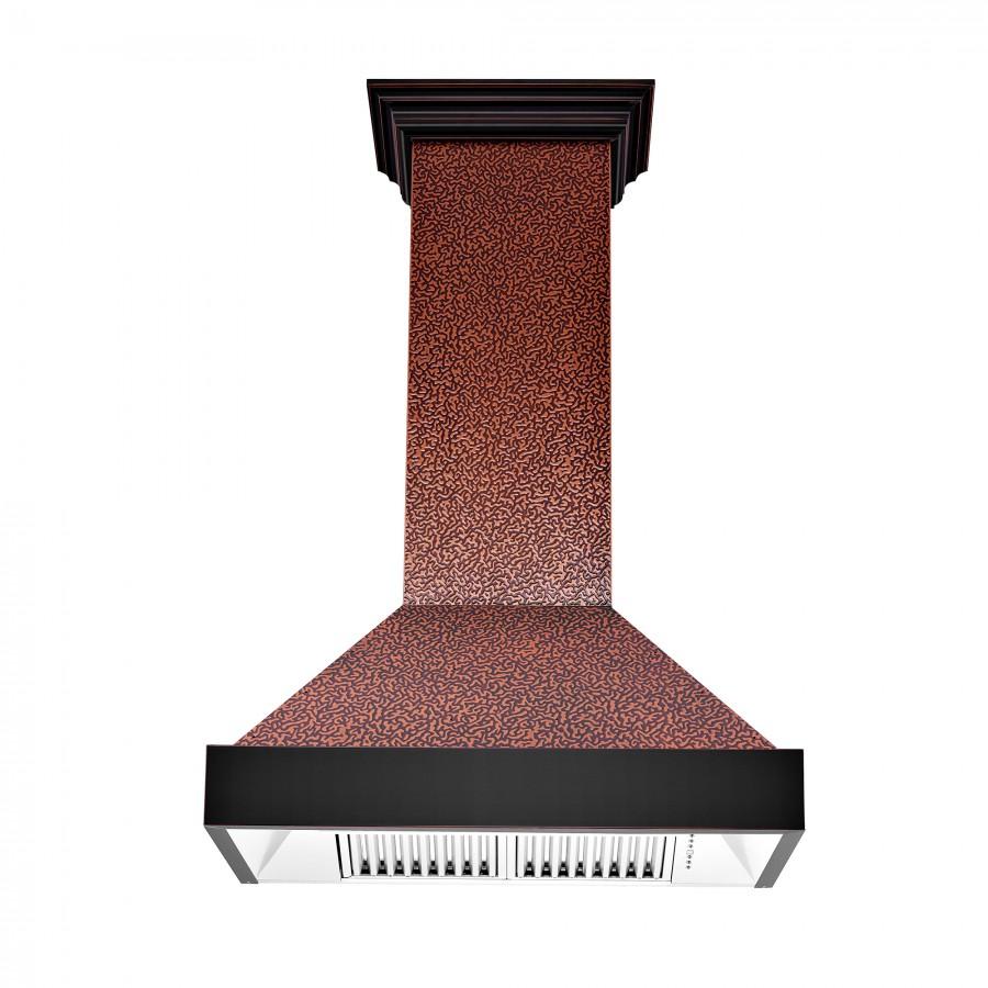 ZLINE 30-Inch Designer Series Hand-Hammered Copper Finish Wall Range Hood (655-HBXXX-30)