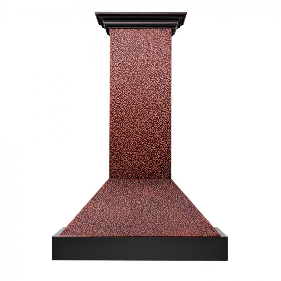 ZLINE 30-Inch Designer Series Hand-Hammered Copper Finish Wall Range Hood (655-HBXXX-30)