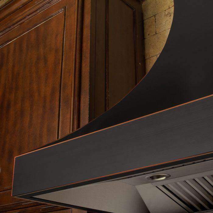 ZLINE 30-Inch Designer Series Oil-Rubbed Bronze Wall Range Hood with 500 CFM Motor (8632B-30)