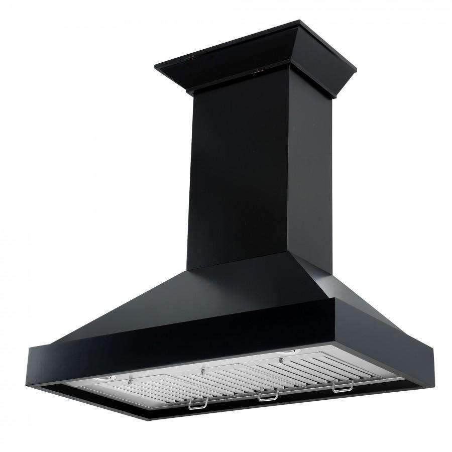 ZLINE 30-Inch Designer Series Wooden Wall Range Hood with Crown Molding (KBCC-30)