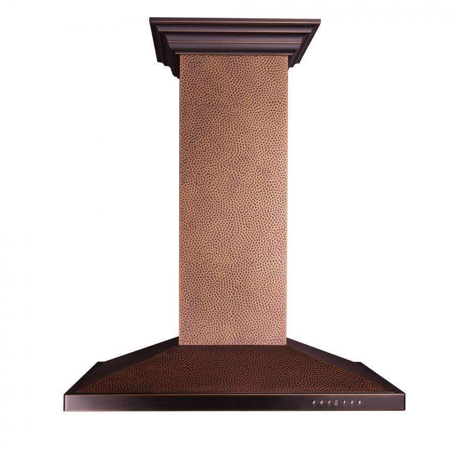 ZLINE 30-Inch Hand Hammered Copper Island Range Hood (8GL2Hi-30)