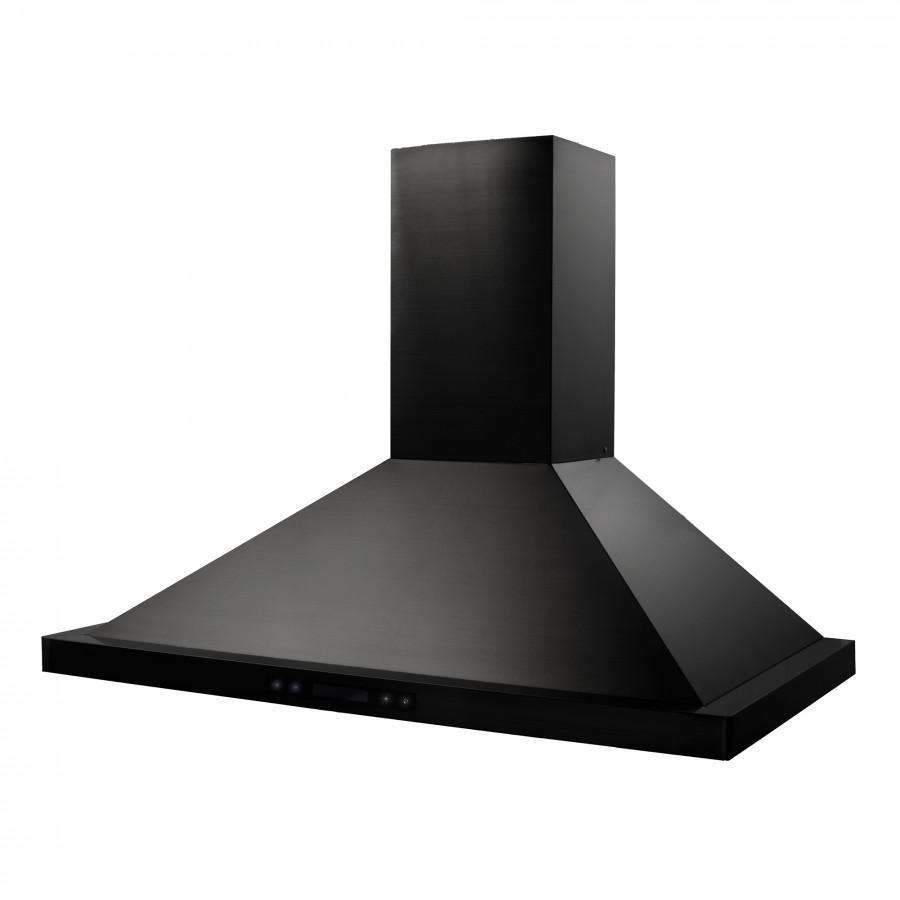 ZLINE 30-Inch Convertible Vent Wall Mount Range Hood in Black Stainless Steel (BSKBN-30)