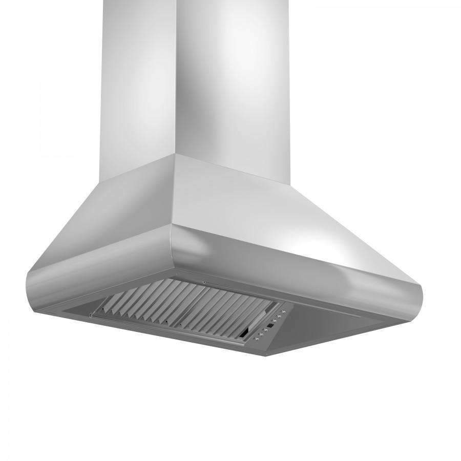 ZLINE 30-Inch Professional Convertible Vent Wall Mount Range Hood in Stainless Steel (587-30)