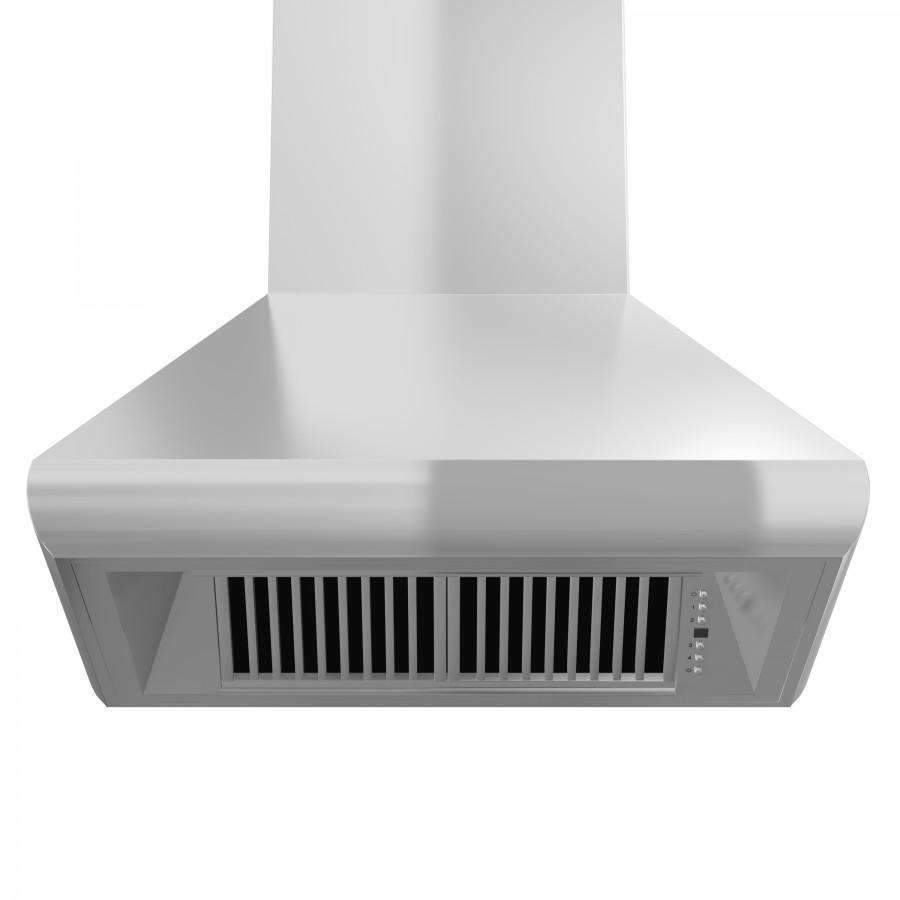 ZLINE 30-Inch Professional Convertible Vent Wall Mount Range Hood in Stainless Steel (587-30)