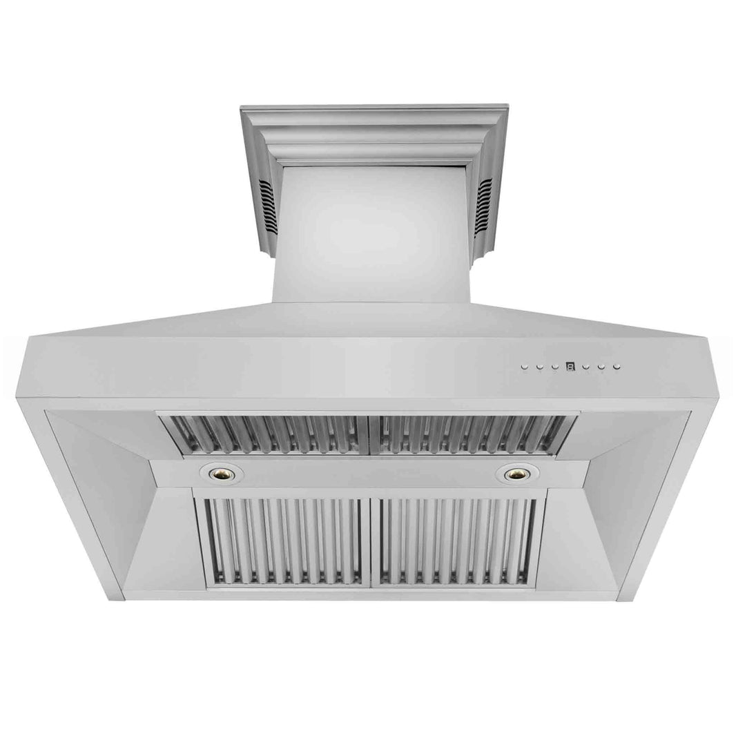 ZLINE 30-Inch Professional Wall Mount Range Hood in Stainless Steel (667CRN-BT-30)