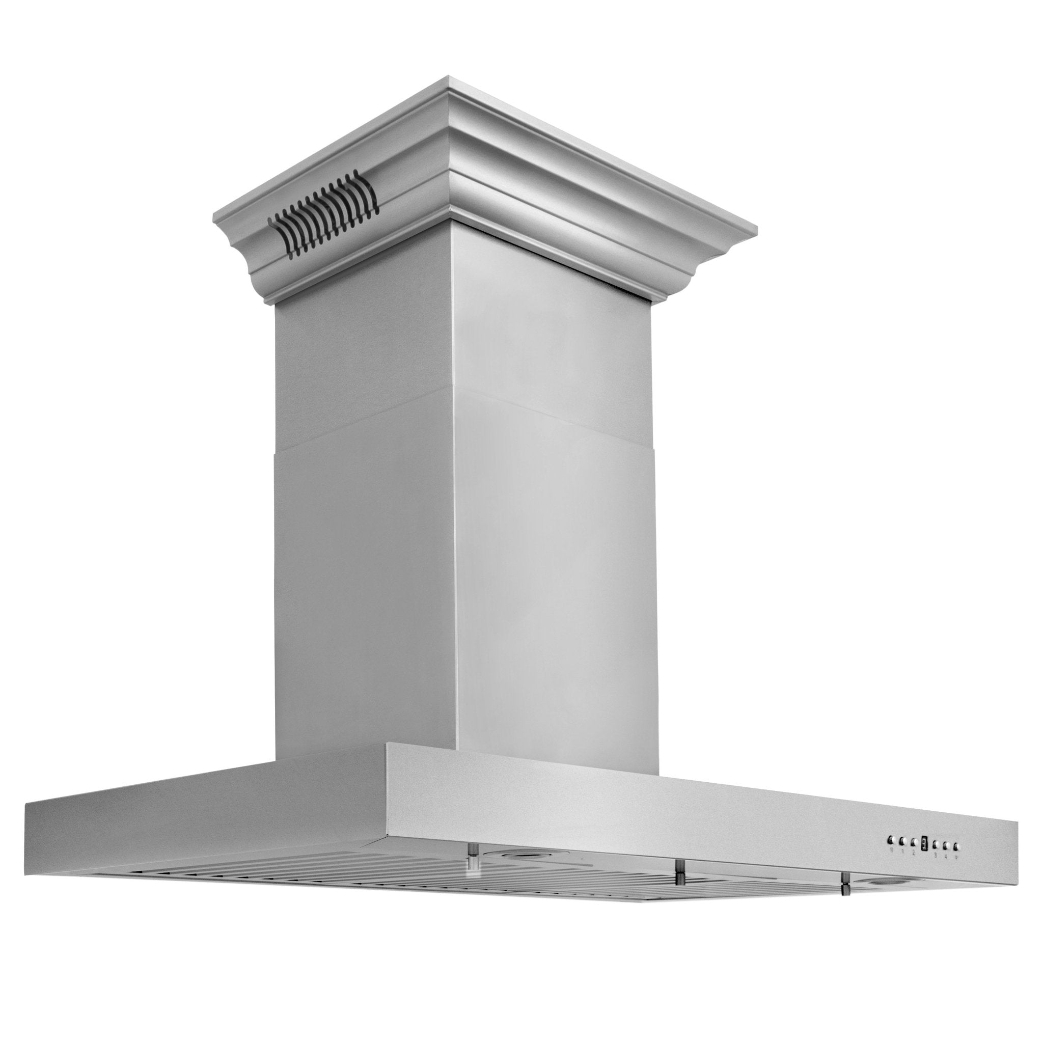 ZLINE 30-Inch Wall Mount Range Hood in Stainless Steel with Built-in CrownSound® Bluetooth Speakers (KECRN-BT-30)