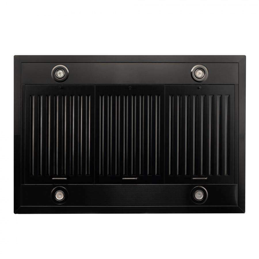 ZLINE 30-Inch Island Range Hood in Black Stainless Steel (BSGL2iN-30)