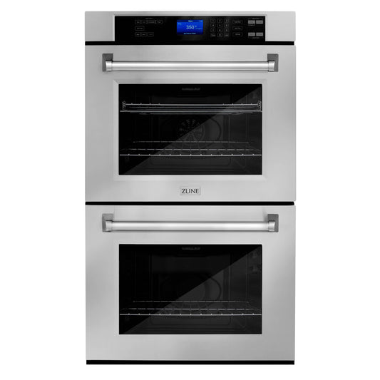 ZLINE 30" Professional Double Electric Wall Oven with Self-Clean In Stainless Steel (AWD-30)