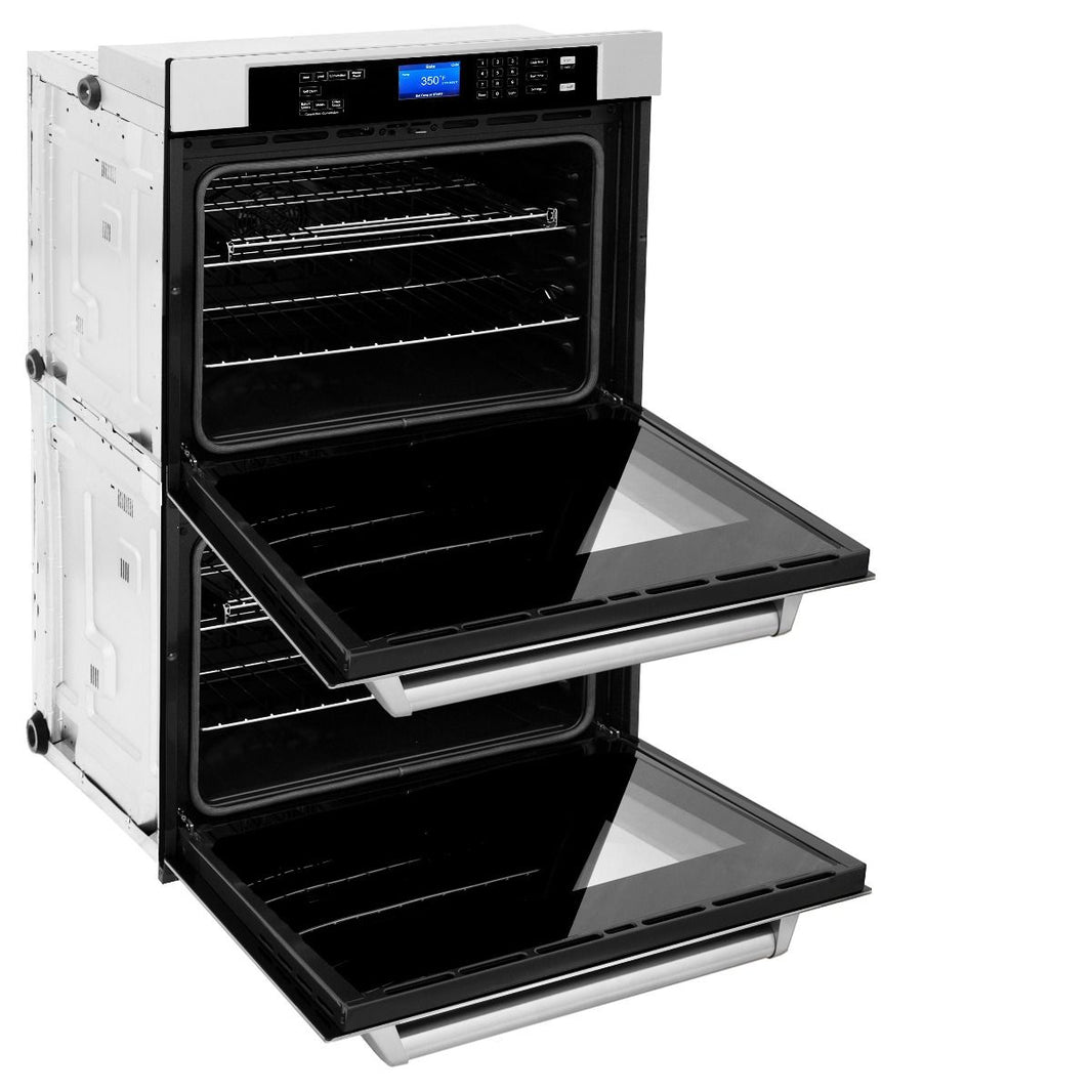 ZLINE 30" Professional Double Electric Wall Oven with Self-Clean In Stainless Steel (AWD-30)