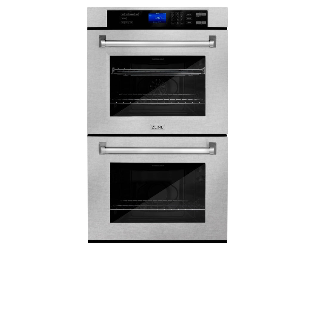 ZLINE 30" Professional Electric Double Wall Oven with Self Clean in DuraSnow® Stainless Steel (AWDS-30)