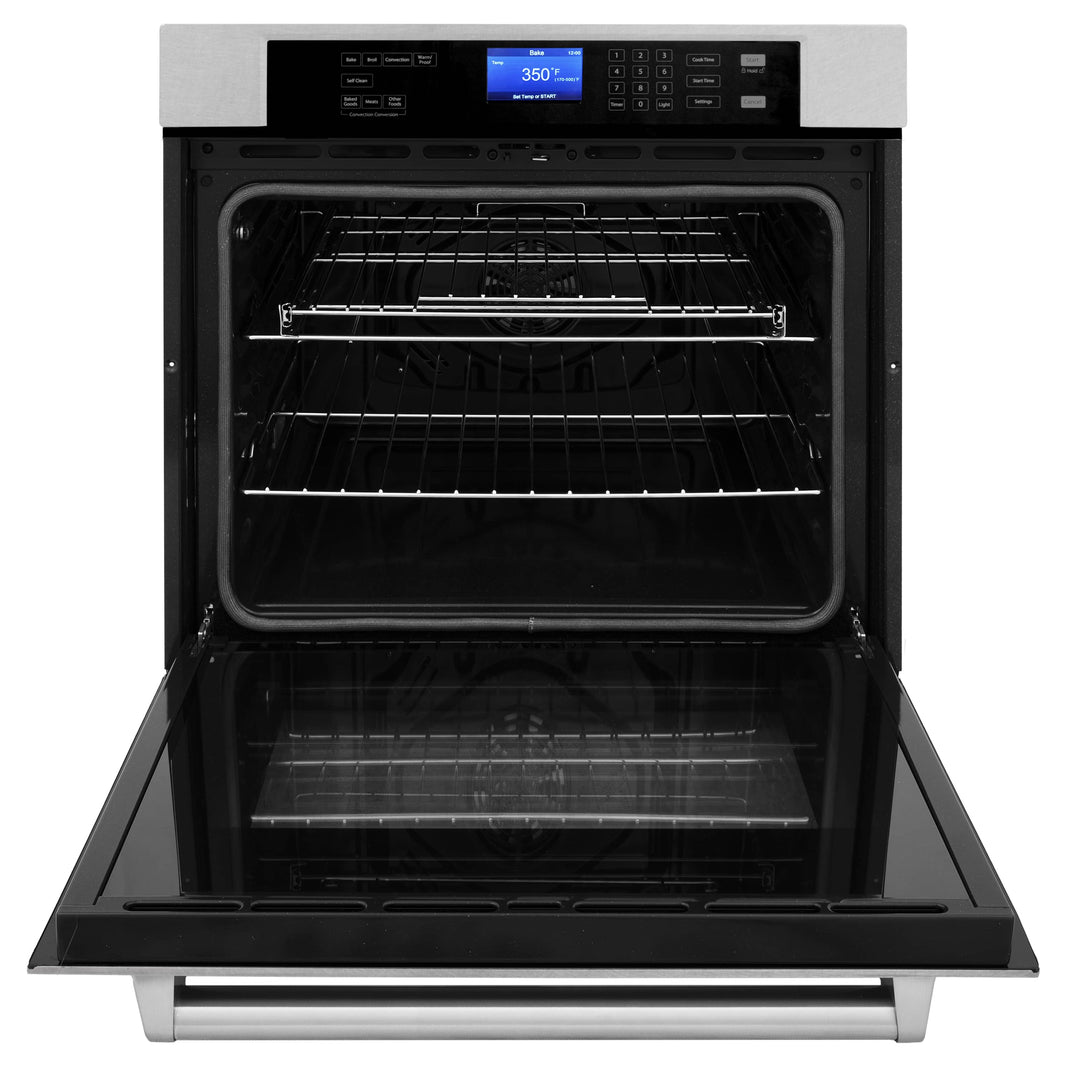 ZLINE 30” Professional Electric Wall Oven with Self Clean in DuraSnow® Stainless Steel (AWSS-30)