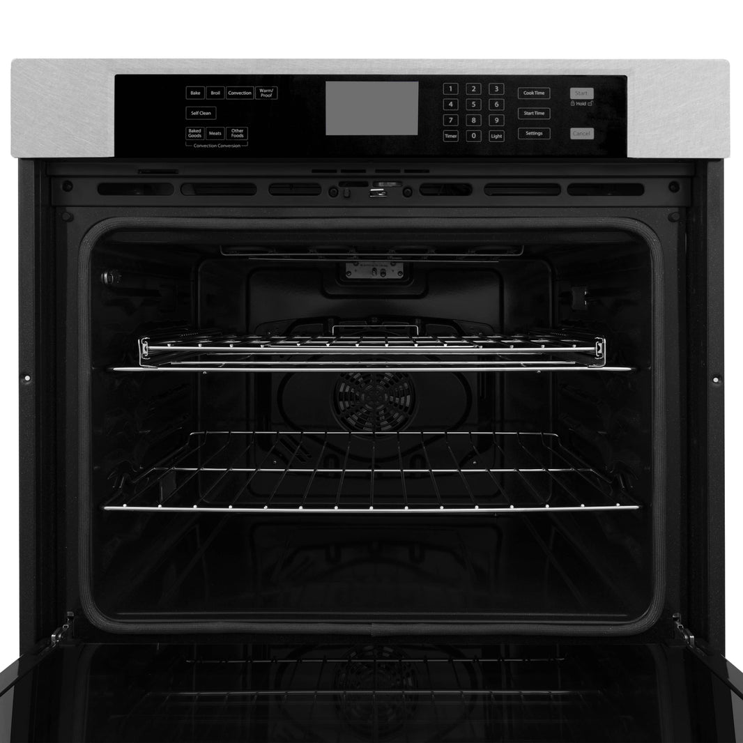 ZLINE 30” Professional Electric Wall Oven with Self Clean in DuraSnow® Stainless Steel (AWSS-30)