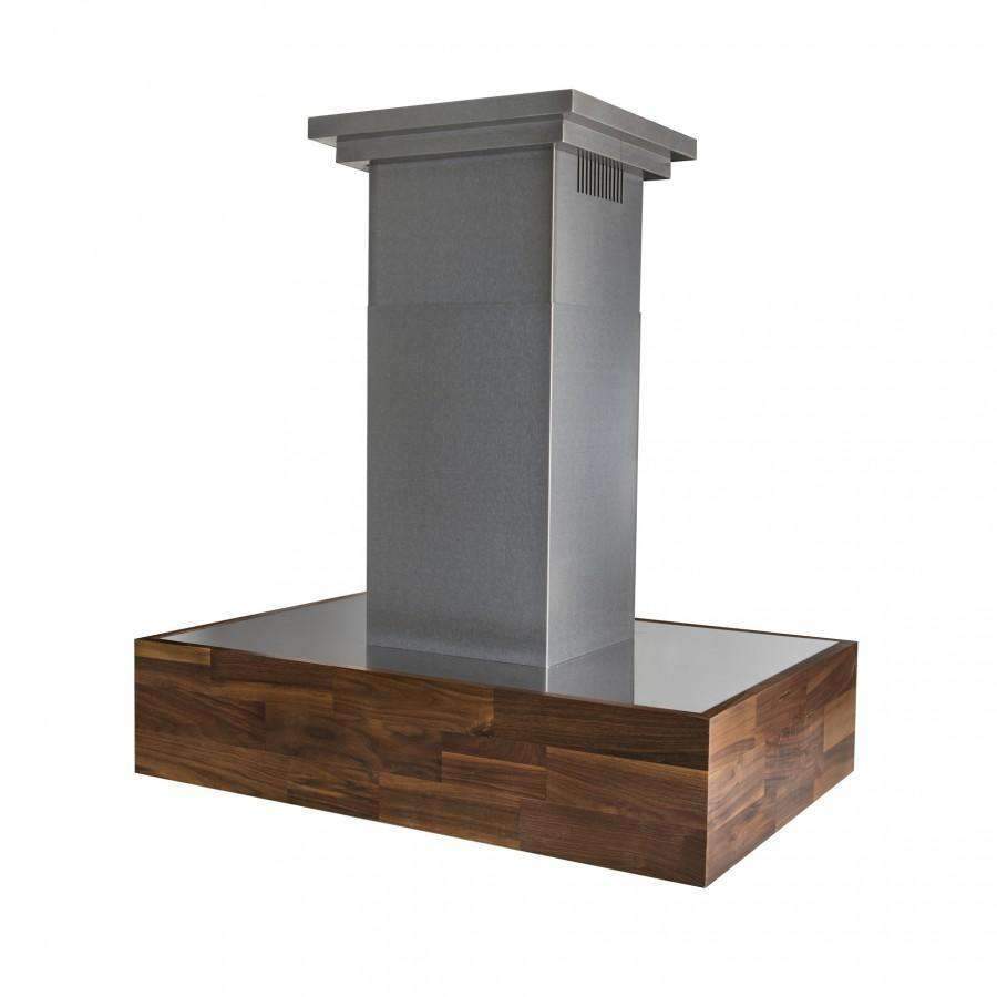 ZLINE 30-Inch Wooden Island Range Hood with Butcher Block (681iW-30)