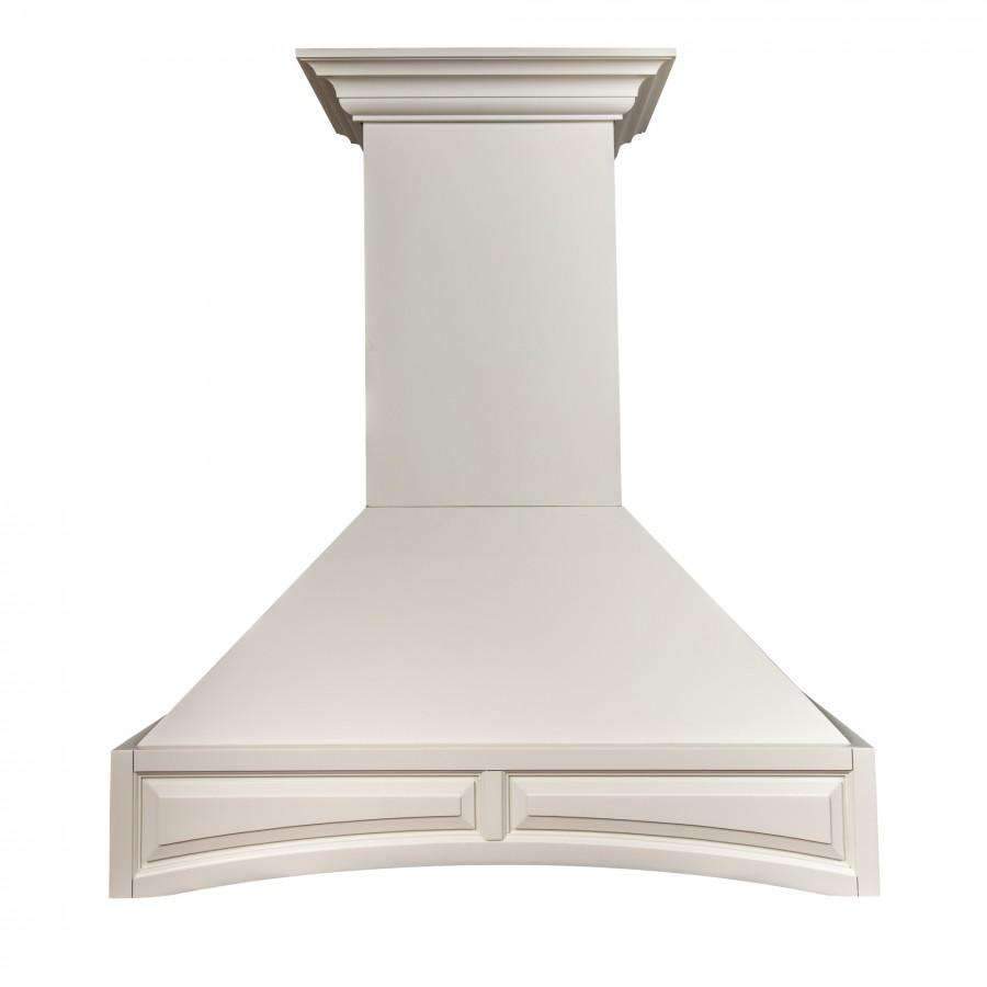 ZLINE 30-Inch Wooden Wall Mount Range Hood in White (321TT-30)