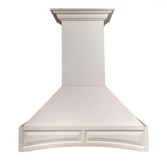 ZLINE 30-Inch Wooden Wall Mount Range Hood in White (321TT-30)