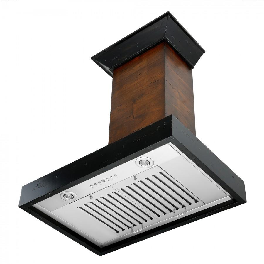 ZLINE 30-Inch Wooden Wall Range Hood, Crown Molding (KBAR-30)