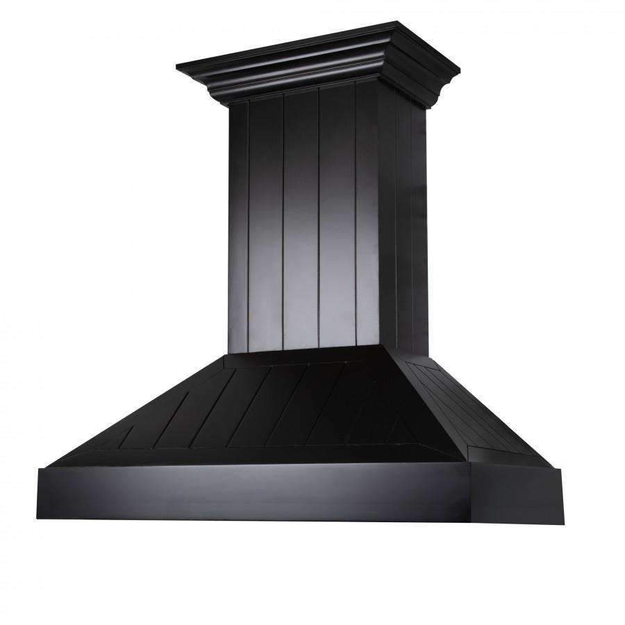 ZLINE 30-Inch Wooden Wall Range Hood in Black (KPCC-30)