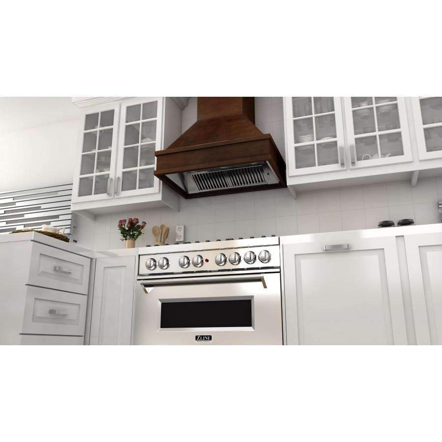 ZLINE 30-Inch Wooden Wall Range Hood with Crown Molding(329WH-30)