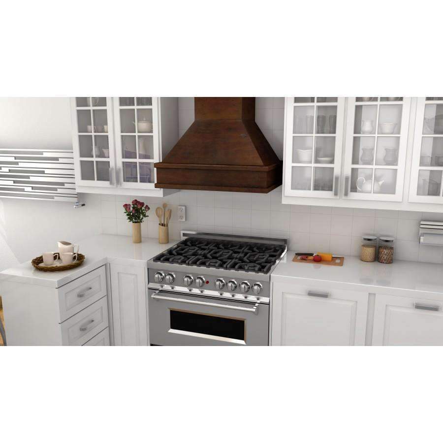 ZLINE 30-Inch Wooden Wall Range Hood with Crown Molding(329WH-30)