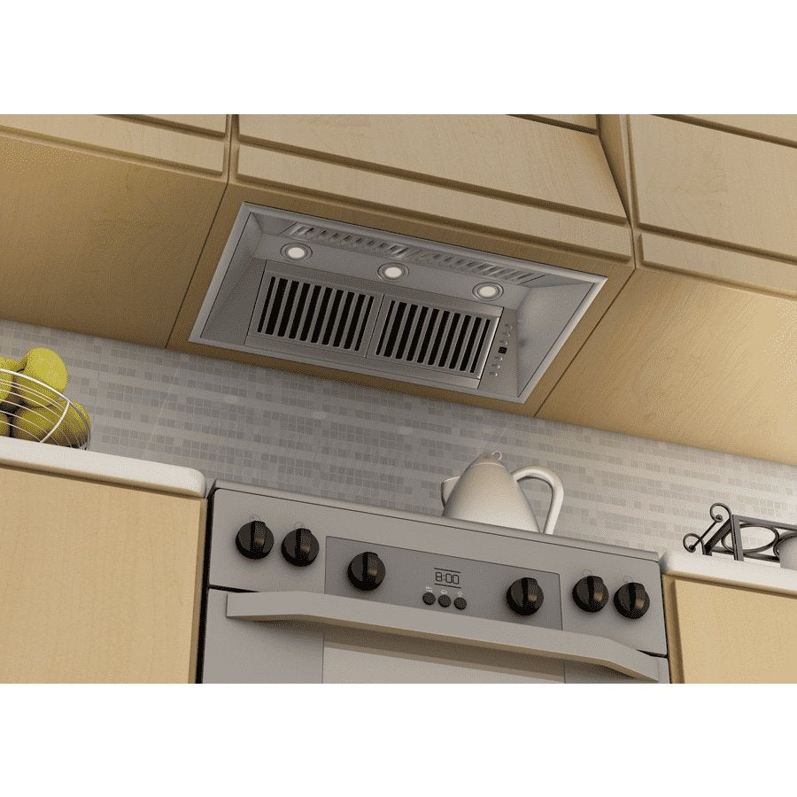 ZLINE 34” In/Outdoor Range Hood Insert in Stainless Steel - 21-Inch Depth (721-304-34)