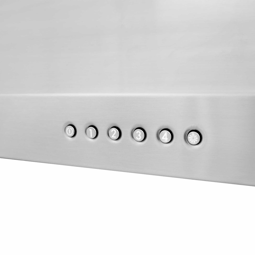 ZLINE 36-Inch Alpine Series Ducted Under Cabinet Range Hood with Remote in Stainless Steel (ALP10UC-36)