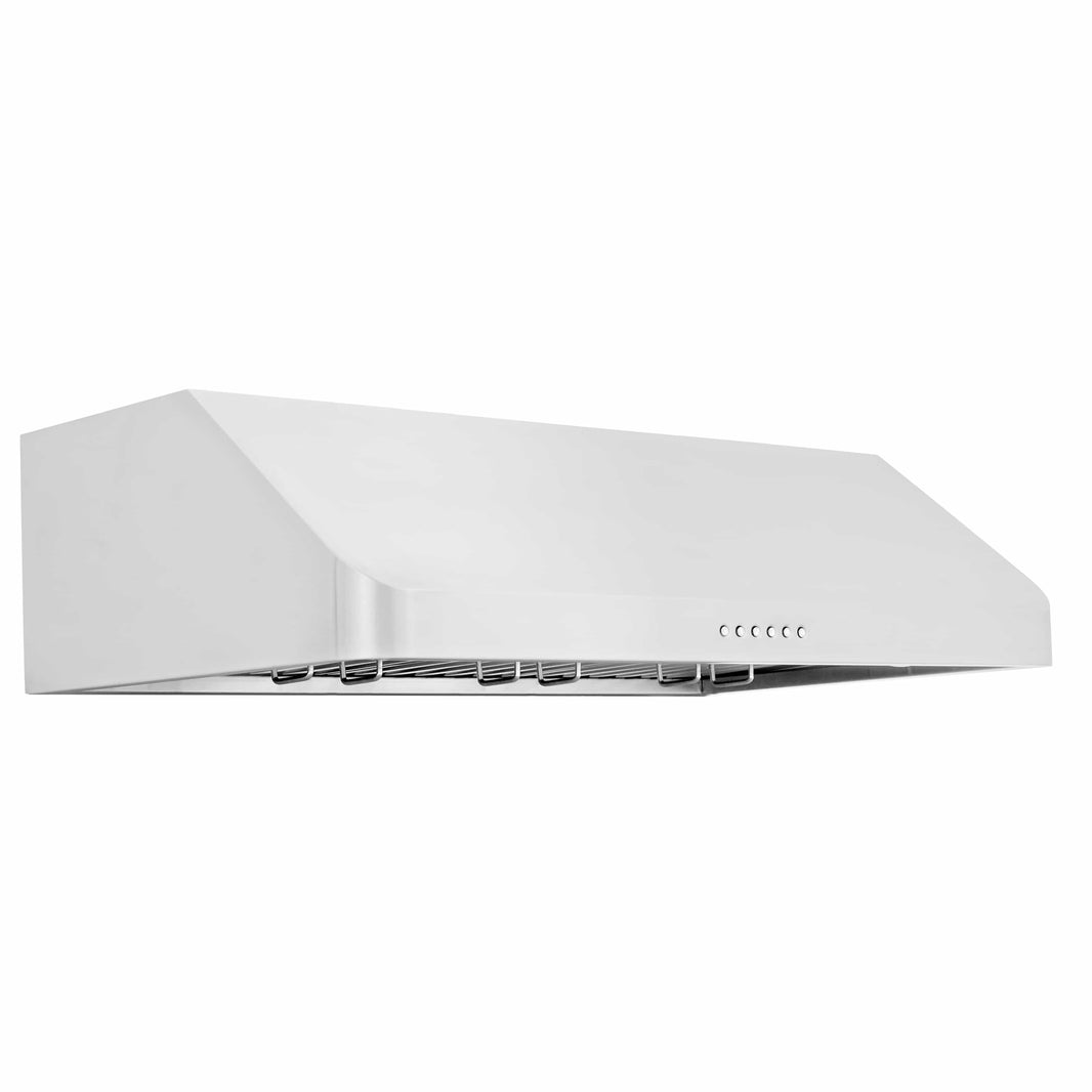 ZLINE 36-Inch Alpine Series Ducted Under Cabinet Range Hood with Remote in Stainless Steel (ALP10UC-36)