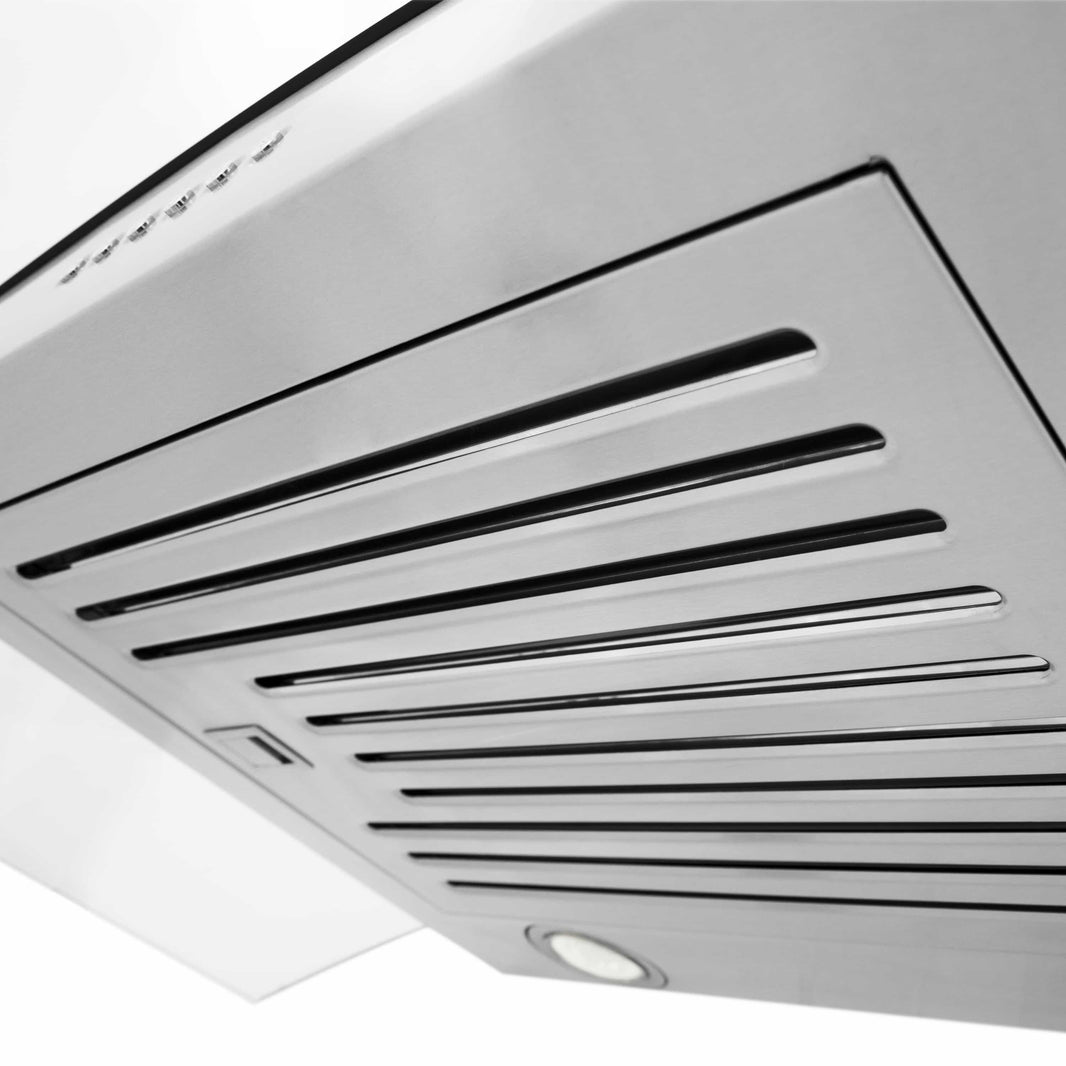 ZLINE 36-Inch Alpine Series Ducted Wall Mount Range Hood in Stainless Steel (ALP70WL-36)