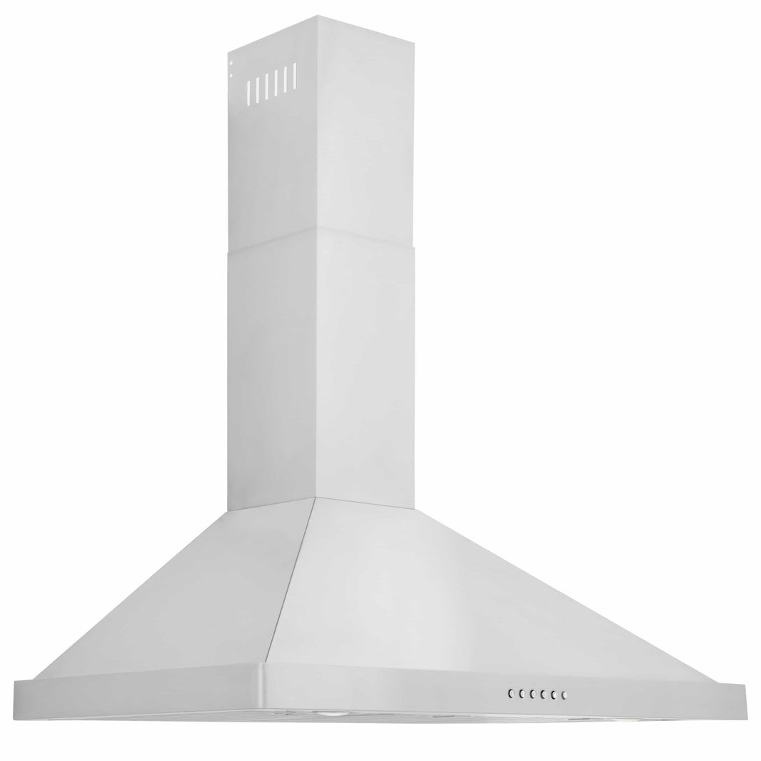 ZLINE 36-Inch Alpine Series Ducted Wall Mount Range Hood in Stainless Steel with Remote (ALP10WL-36)