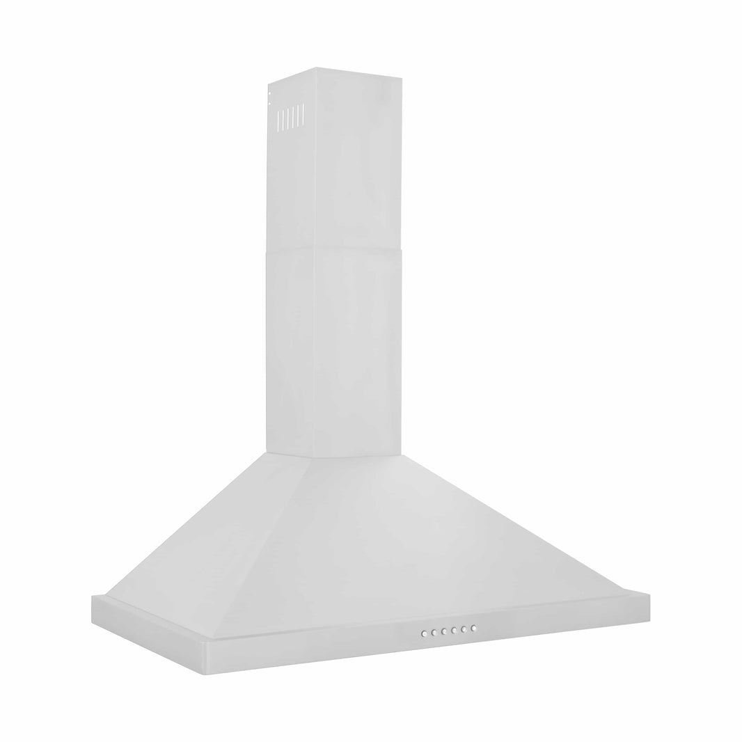 ZLINE 36-Inch Alpine Series Ducted Wall Mount Range Hood in Stainless Steel with Remote (ALP10WL-36)