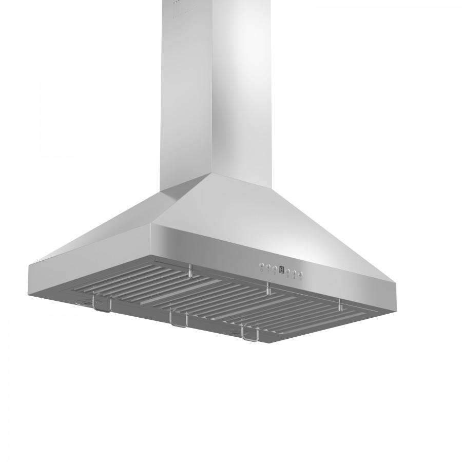 ZLINE 36-Inch Convertible Island Mount Range Hood in Stainless Steel (KL3i-36)