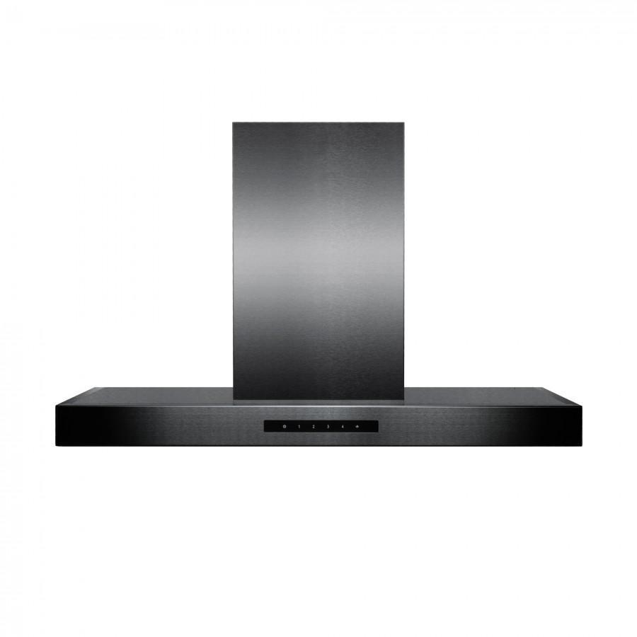 ZLINE 36-Inch Convertible Vent Wall Mount Range Hood in Black Stainless Steel (BSKEN-36)