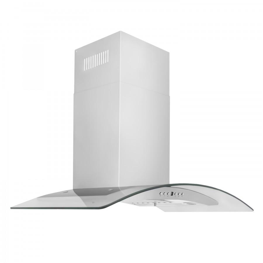 ZLINE 36-Inch Convertible Vent Wall Mount Range Hood in Stainless Steel & Glass (KN4-36)